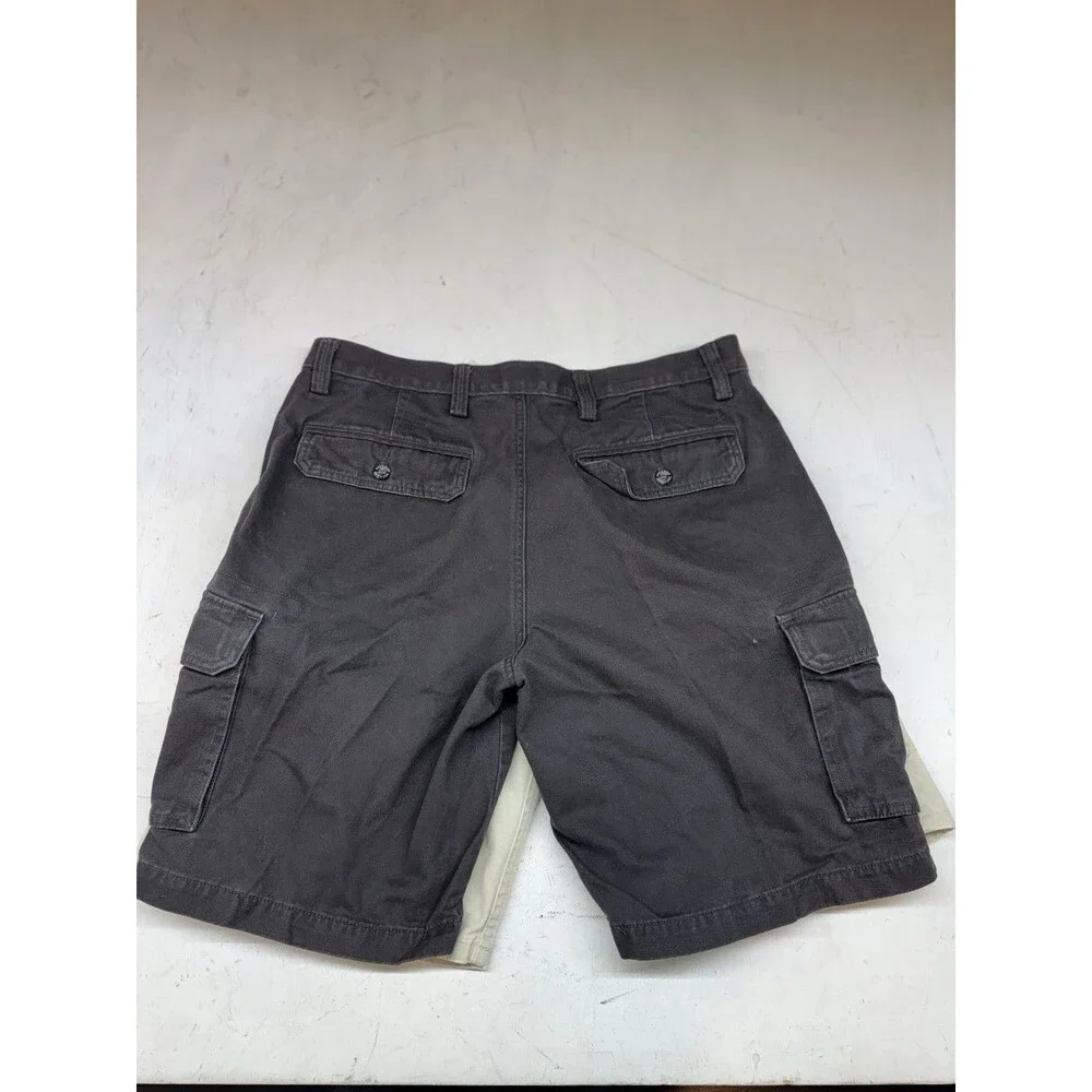 Lot Of 2 Dockers Mens Cargo Shorts 100% Cotton Multi Pocket Size 34 Utility